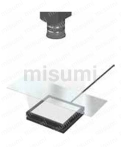 LED平面照明（漫射光）TH2系列 亚克力板的外观成像使用示例