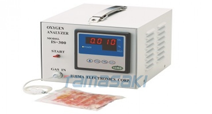 IIJIMA饭岛电子氧气浓度计（O2计）食品微量氧分析仪（IS-300）