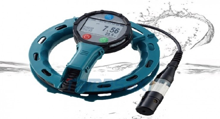 日本IIJMA饭岛电子可用于“水取样”和“倾倒”的便携式pH/ORP计IP-140T