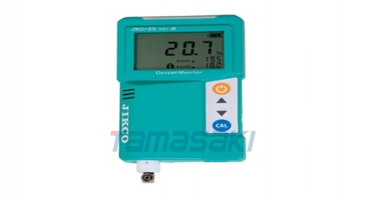  氧气浓度计 JKO-25Ver3 带校准证书 JKO-25MT3 [ICHINEN JIKCO Ltd.] 