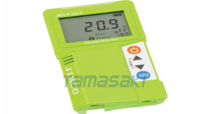 JIKCO氧气浓度计（内置传感器，带竹管接头）JKO-AMT3
