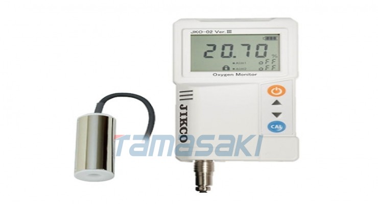 低浓度氧气计 导线长度约3m JKO-O2LD3-K [ICHINEN JIKCO Ltd.] 