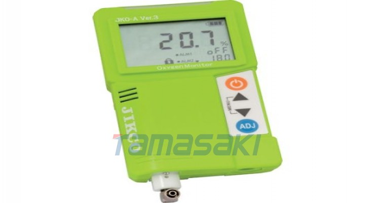 氧气浓度计（内置传感器，带弯管接头）JKO-AML3