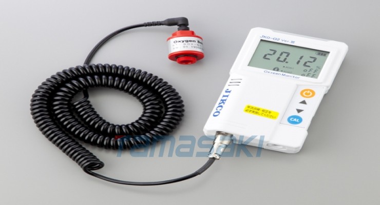 [已停产] 低浓度氧气浓度计 导线长度约 1.7m JKO-O2LJD3-K [ICHINEN JIKCO Ltd.] 
