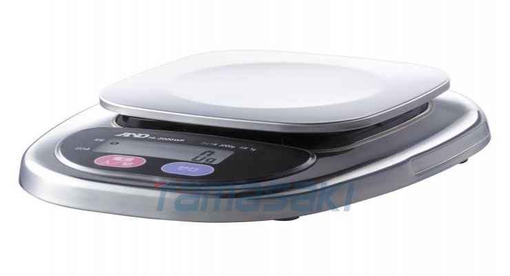 HL-WP 系列 容量：3000g 最小显示：1g HL-3000WP [A&D Company, Limited] 防水电子天平 128 x 128mm爱安德