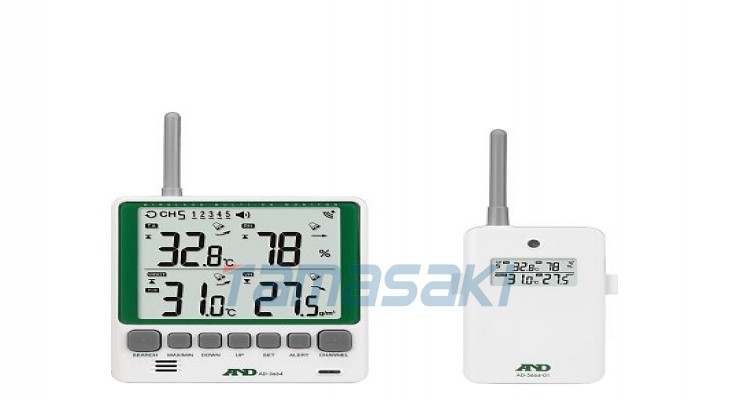 多通道无线环境温湿度计 主机/子机套装，带通用（ISO）校准（检验报告+追溯体系图） AD5664SET-00A00