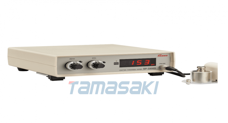 SP-3300D接触式探头，高精度数字涂层测厚仪SANKO山高