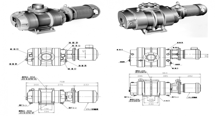 真空泵 TMB-302工业泵 SHIBAURA芝浦 采用电机直连式