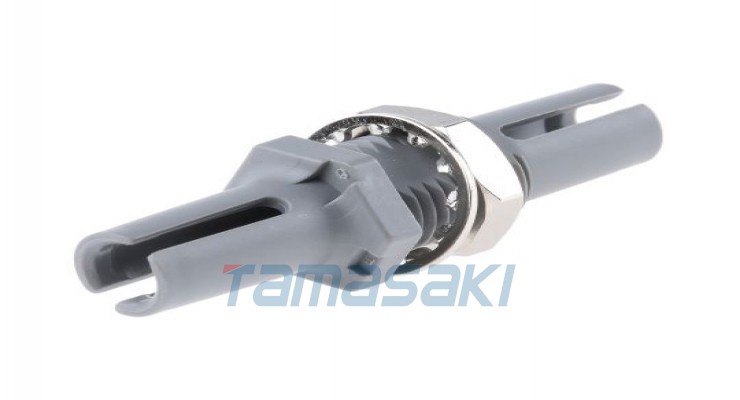 博通 63-5053-55 光纤适配器连接器类型 POF 至 POF 1 袋（2 件） HFBR-4505Z [Broadcom] Broadcom POF 到 POF 单工光纤适配器