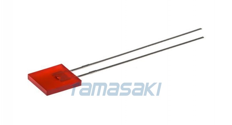 博通 63-4716-61 红色 626 nm 矩形 (2.5x7.6x8mm) 1 袋（5 件） HLMP-0301 [Broadcom] 1.9V 红色 LED 矩形通孔，Broadcom HLMP-0301