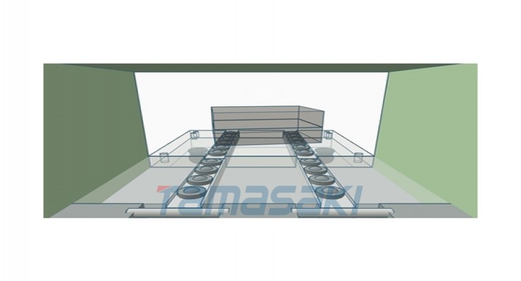 气动升降器向上和向下 200mm 球数 3 PVL55SW-3 [ATEC] 