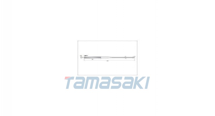 #400 薄平刀片长度 40 x 刀片宽度 5.5 57112 [NAKANISHI INC.] 钻石锉刀