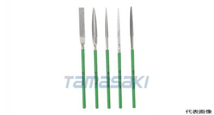 DIA锉刀S-10 5种套装 164 S-10-SET [GOEI Co., Ltd.] DIA 文件夹套装 S-10