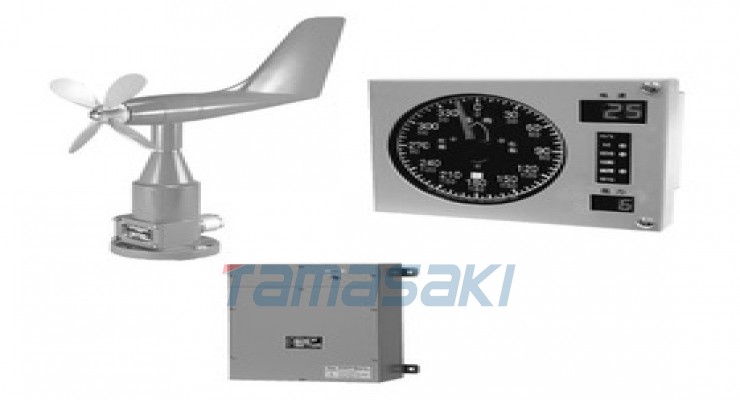 玉崎ANEOS阿尼奥斯 船舶真风向风速风速计（数字/模拟型）MM-57