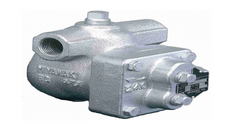 玉崎MIYAWAKI宫胁 G12N-8大型换热器 蒸汽疏水阀浮球式 