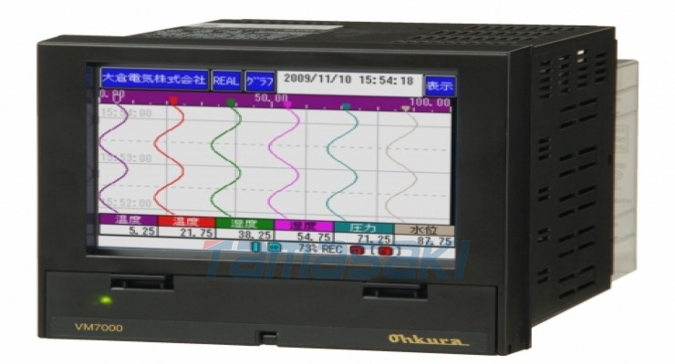 优势代理OHKURA大仓无纸化记录仪VM7006A1000电子数据记录装置