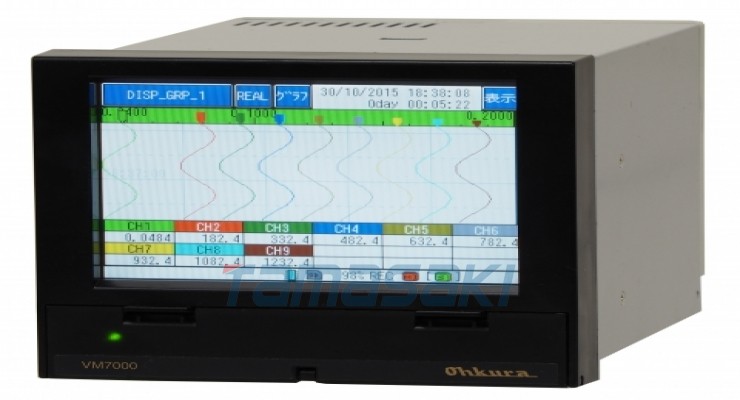 日本OHKURA大仓无纸记录仪VM7009B0000车辆行驶数据记录