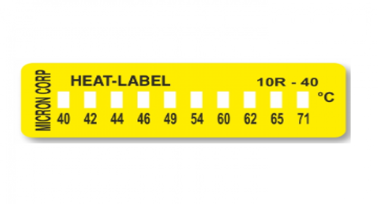 Micron温度贴10R-49日本 Heat Label京都玉崎