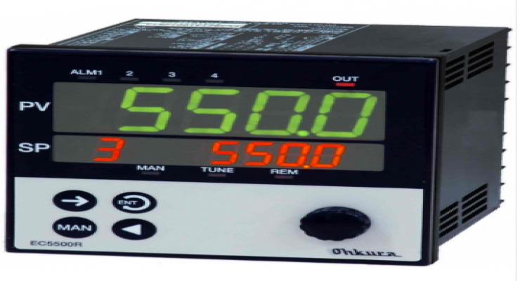 日本温度指示控制器EC5508R10120数字显示控制仪，OHKURA大仓电气