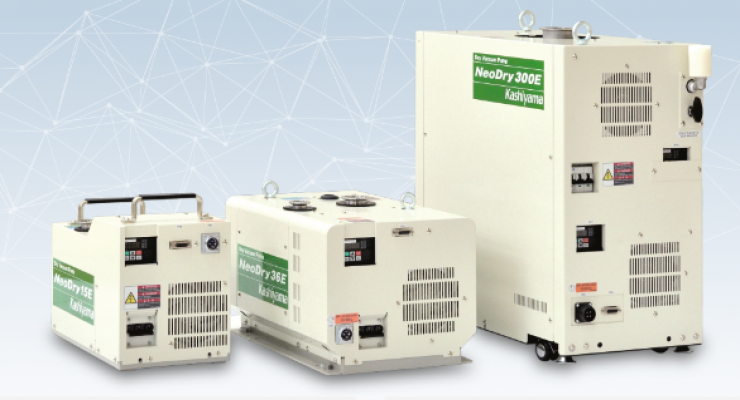 使用逆变器 NeoDry100E实验室空冷真空泵Kashiyama樫山工业