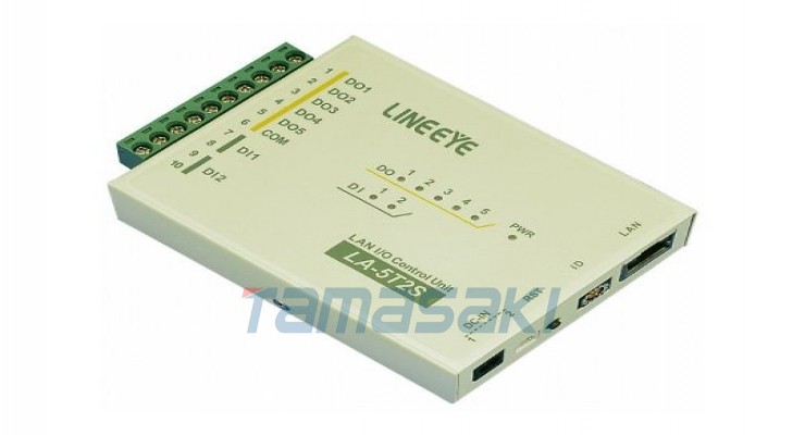 LINEEYE蓝音爱LAN连接型数字IO单元 5个集电极开路输出/2个光电耦合器隔离输入 LA-5T2S(G)