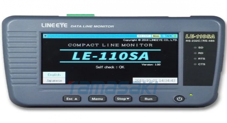 数据线监视器 RS-232C、RS-422/485 兼容 LE-110SA LINEEYE蓝音爱