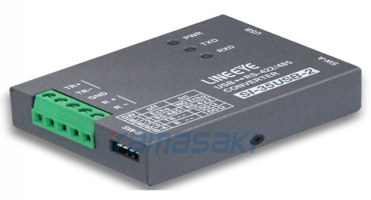  LINEEYE蓝音爱小型接口转换器 USB<=>RS-422/485 固定式 SI-35USB-2