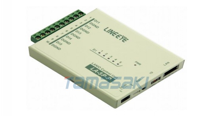 总经销LINEEYE蓝音爱LAN连接型数字IO单元5干接点输入 LA-5P-P(G)