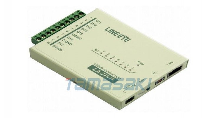 LINEEYE蓝音爱 LAN 连接型数字 IO 单元 7 个干接点输入 LA-7P-P