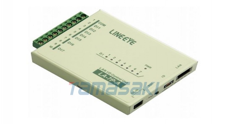 LAN 连接型数字 IO 单元 AC/DC7 输入 LA-7P-A LINEEYE蓝音爱