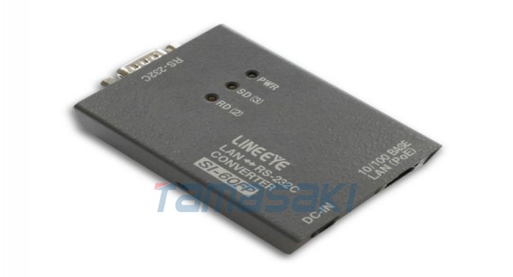 玉崎供应LINEEYE蓝音爱小型接口转换器 LAN<=>RS-232C Dsub9 PoE 供电兼容 SI-60FP