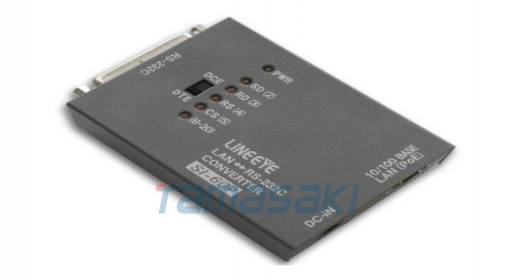 接口转换器 LAN<=>RS-232C Dsub25 PoE 电源兼容 SI-60P LINEEYE蓝音爱