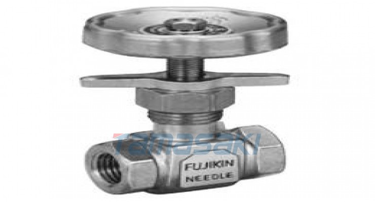 进口带面板螺母DH-12PC-R 螺纹型截止阀针阀FUJIKIN富士金 