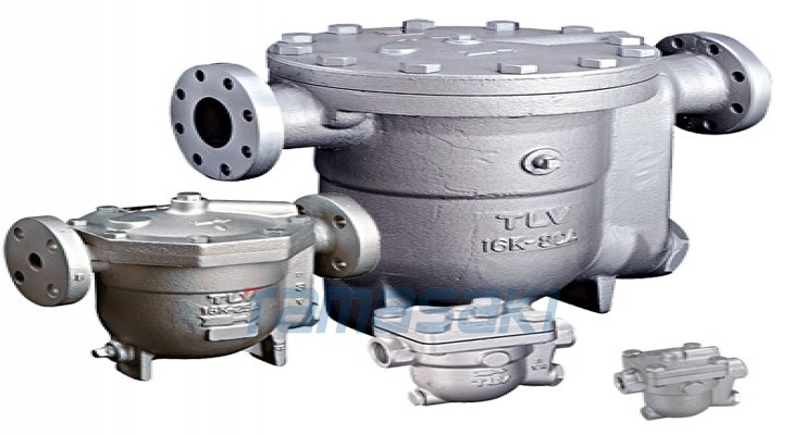 日本TLV 机械式蒸汽疏水阀JF5X、J6S-X具有强大的排气能力