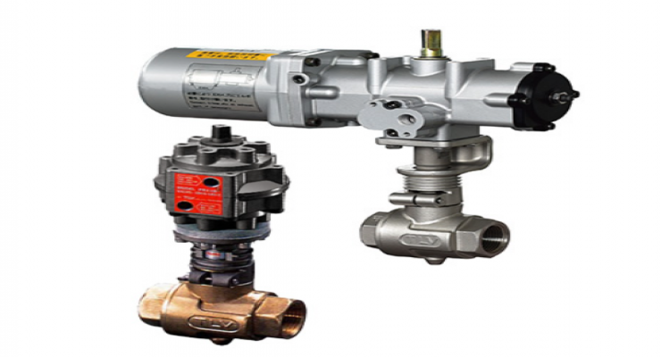 京都玉崎经销TLV自动远程控制气动球蝶阀PB12A