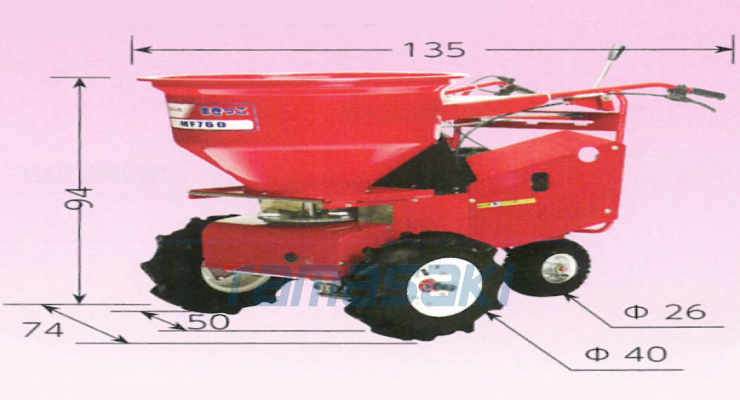 日本KANRYU佳林工业 施肥机MU400玉米、西红柿温室内施肥
