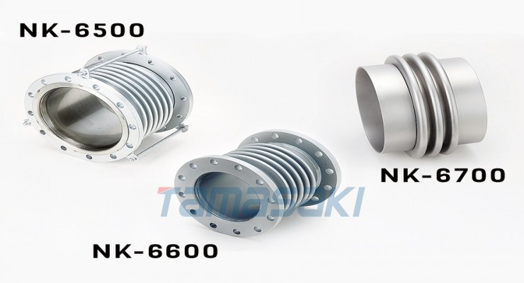 日本NFK 波纹管式膨胀管接头NK-6500标准自由式膨胀接头