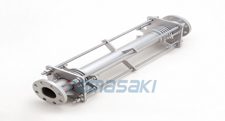 日本NFK 标准双膨胀节NK-7400万向型膨胀节偏心性能大