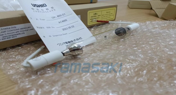 玉崎库存！USHIO紫外线灯管UVL-6000-O牛尾