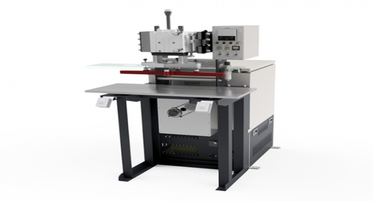 日本SEIDENSHA精电舍 高频焊机KV-4002TA汽车警示贴、地毯焊接