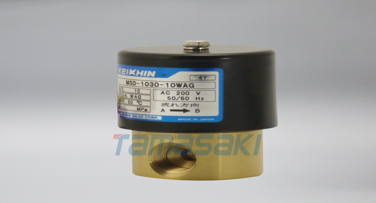 日本KEIHIN京滨 原产MSD-1030-10冷却水管道通用电磁阀