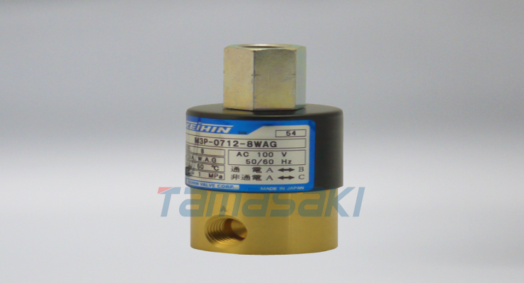 日本KEIHIN京滨 管道执行器M3P-1030-10小型直动式三通电磁阀