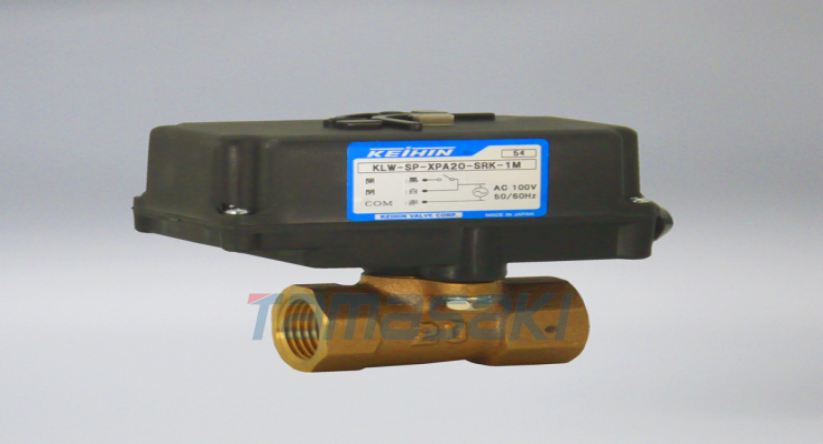 货期短KEIHIN京滨 小型电动球阀KLW-SP-XPA25 内置继电器