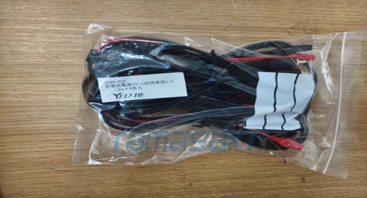 日本进口YAZAWA 电解恒流电源CS-12B専用线(6本組)