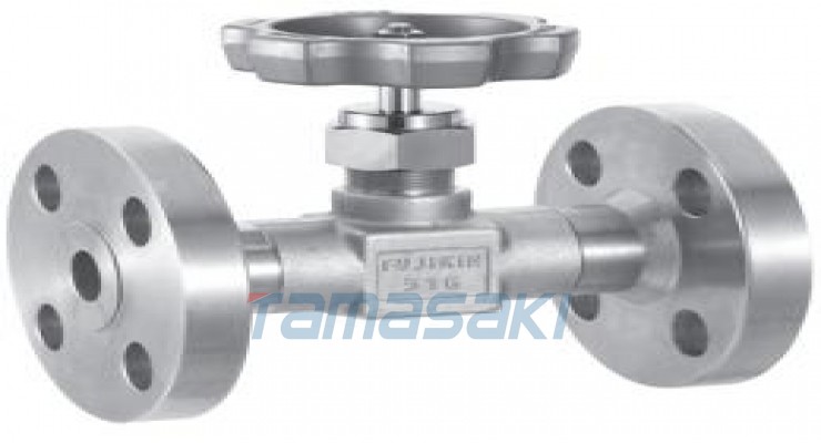 日本现货FUJIKIN富士金 用于控制污水流量US-227F-J40R-F法兰式截止阀