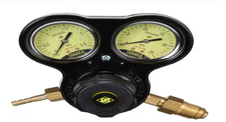 日酸TANAKA株式会社Q832C 氧气用压力调节器 配有防护罩