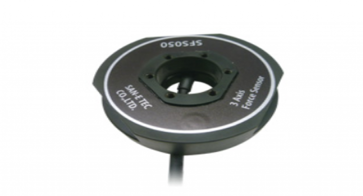 日本SAN-E盛泰科技 三轴力传感器SFS050A 高刚性，允许过载500%