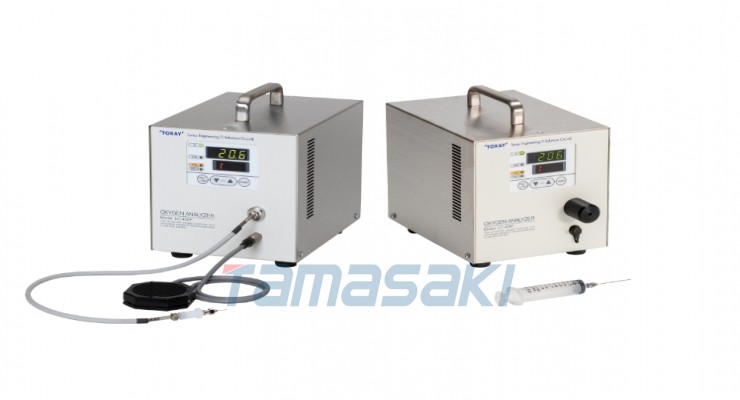 日本TORAY东丽 氧化锆氧气浓度计LC-450F-sy：注射器注射型食品包装用 