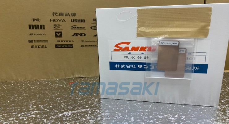 日本玉崎SANKO校正片99um 膜厚计厚板 L-EM-385货期短