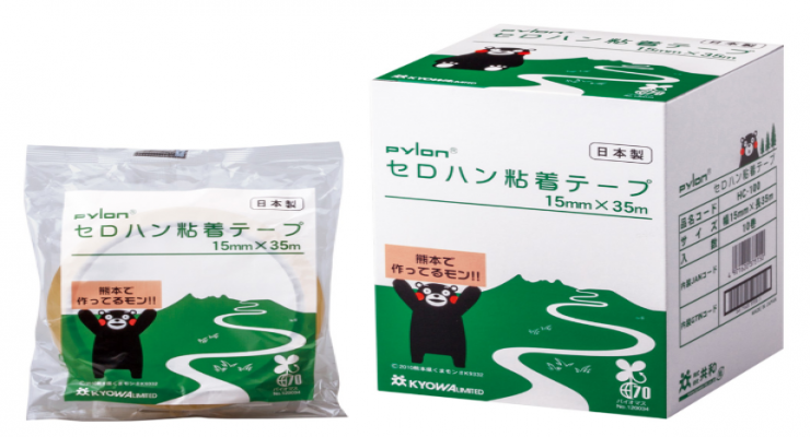 日本KYOWA共和株式会社 玻璃纸胶带HC-120-A透明薄膜橡胶系